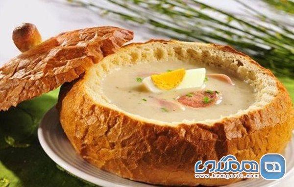 سوپ ژورک یکی از برترین غذاهای لهستان است